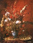 Mihaly Munkacsy Large Flower Piece painting